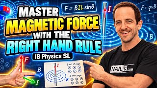 Magnetic Force on Charges & Currents Explained | Right-Hand Rule | IB Physics SL