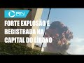 Grande explosão é vista em Beirute, capital do Líbano