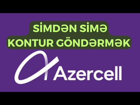 Simdən simə kontur göndərmək /  kontur göndərmək / simə necə kontur göndərmək olur