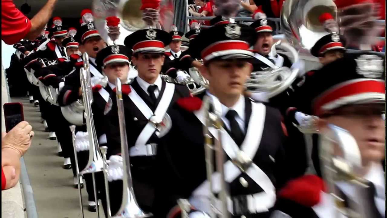 Ohio State Marching Band Ramp Entrance Game 2 Buckeyes VS CFU 2012