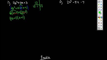 Algebra 1 - 7.8-7.9b Factor by grouping