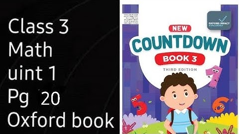 class 3 math pg  20 whole numbers / countdown book 3 third edition pg 20 complete