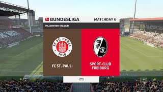 FIFA 22 | Career | Season 2022/2023 | Bundesliga | Matchday 6 | FC St. Pauli vs. SC Freiburg