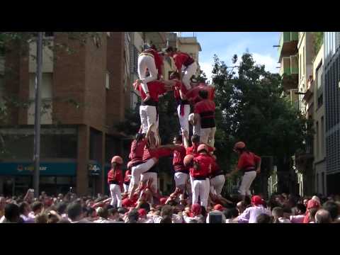 Castellers de Barcelona: 5d8 - Les Corts - 13/10/2014.