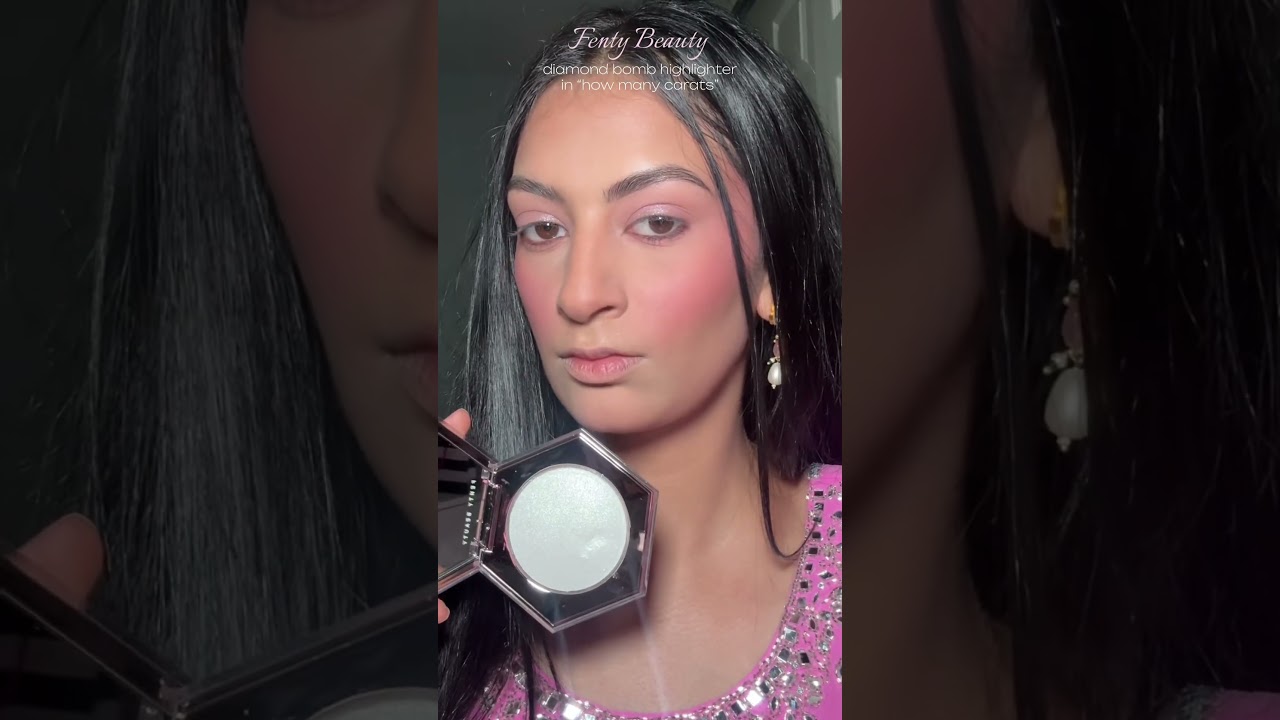 fenty beauty diamond bomb highlighter in "how many carats"