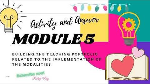 LDM2 MODULE 5 - Answer, Activity and Downloadable copy available