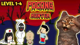 🔵POCONG HUNTER GAME HOROR TERLUCU | LEVEL 1-4 😅😅😅 screenshot 2