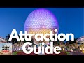 Epcot ATTRACTION GUIDE - 2020 - All Rides -  Walt Disney World