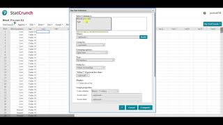 Side by Side Bar Graph in StatCrunch Profile