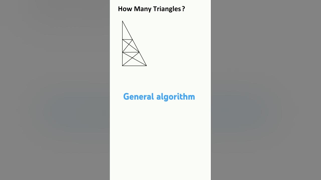 Find All Triangles, general algorithm #maths - YouTube