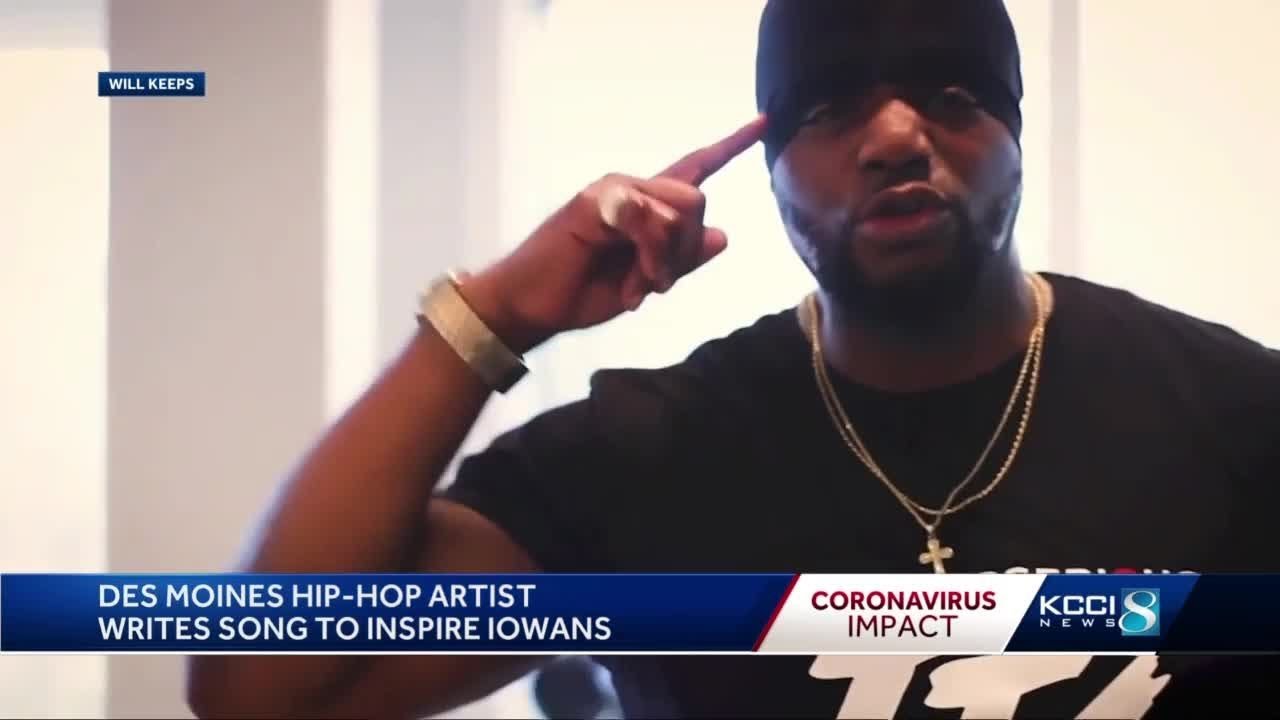 Des Moines hip-hop artist writes song to inspire Iowans - YouTube
