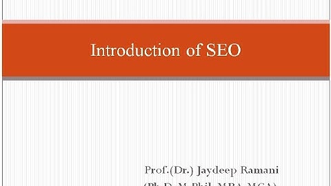 Unit 1 Part 8 Link Analysis