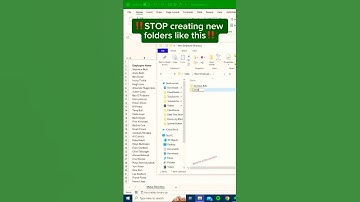 Create Many folders just in 30 sec only‼️#shorts #excel #folder #computer