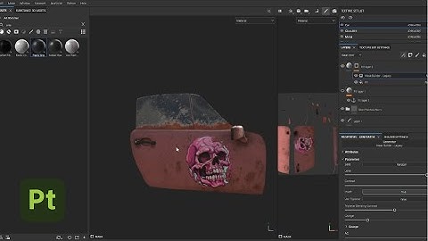 Adding Glass and Images in Substance Painter