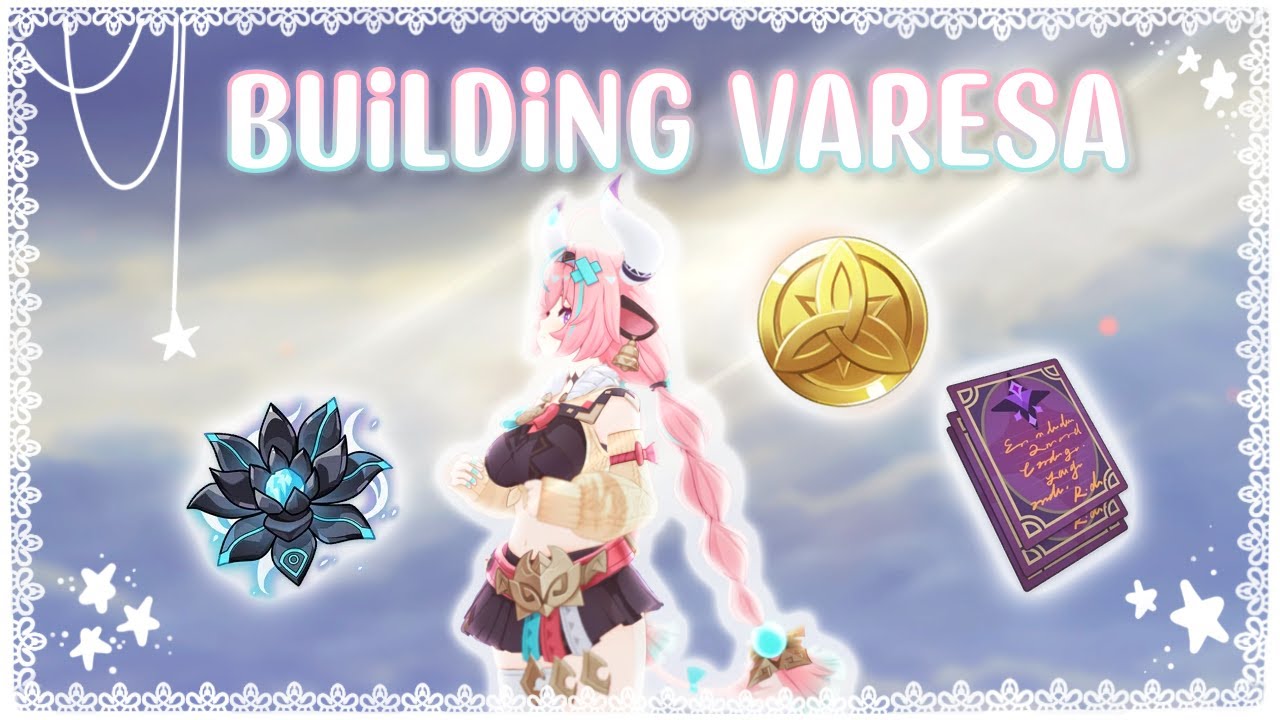 building varesa ❀ ascending, leveling, and artifact farming! ♡⋆｡˚ ❀