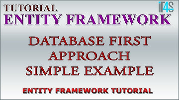 Entity Framework Tutorial - Example of database first approach