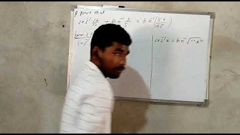 Inverse trigonometric function_Math video 14