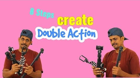 Double-Action acting video using mobile / kinemaster tutorial tamil/ Editing tips