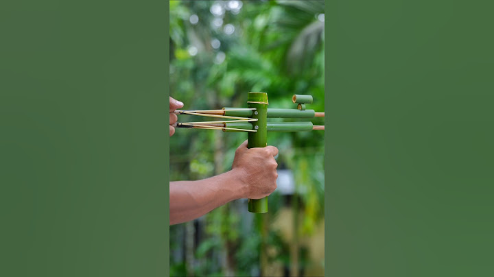 Bamboo Creations with New Slingshots #Bamboo #Diy #Slingshots #Bambooart
