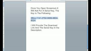How to Get Screenium For Free