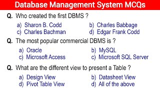 Top 100 Database Management System MCQs screenshot 5