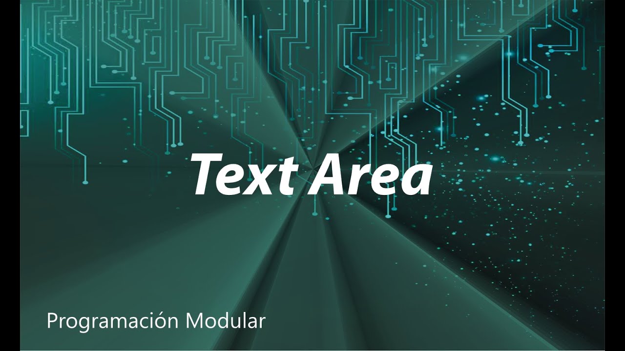 TEXT AREA - YouTube