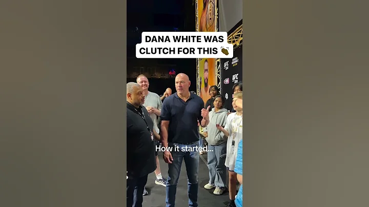 Dana White got them all VIP tickets to the UFC event 👏 (via @legacyyouthzone/IG) #shorts