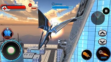 Wild Dinosaur Robot Vs Flying Dragon Dino Games