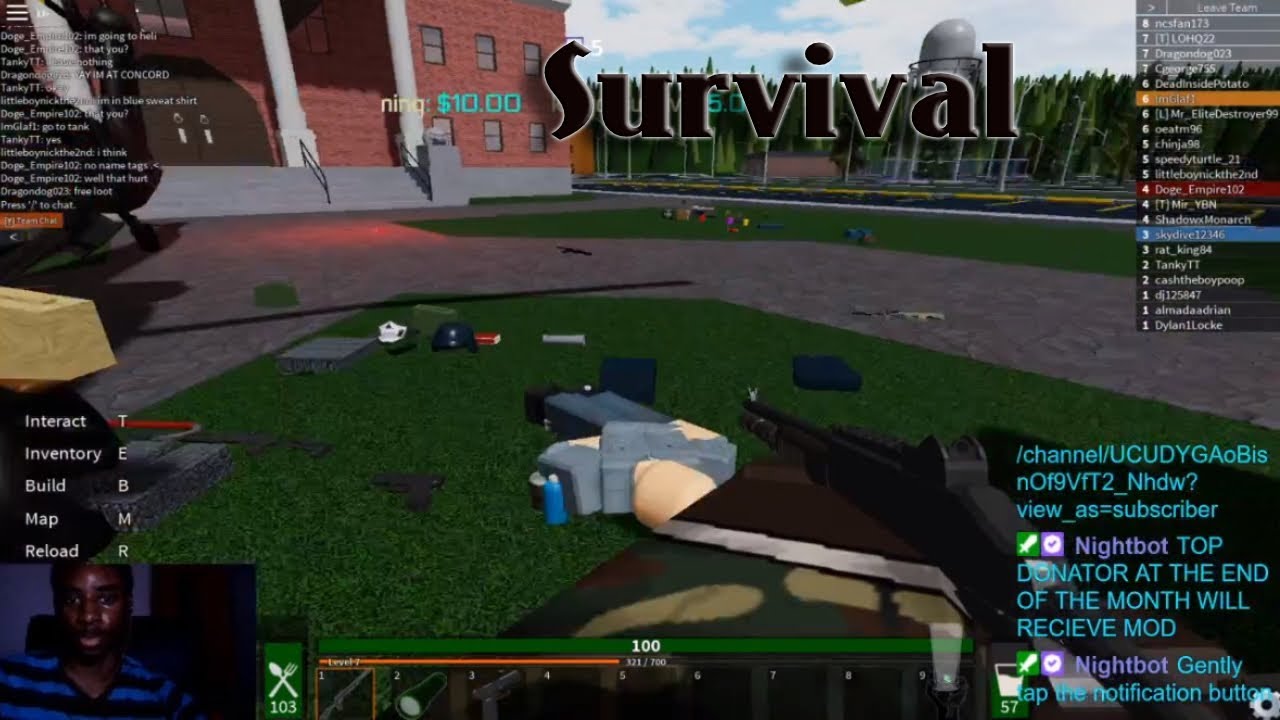 Roblox Blacklands Survival Of The Fittest Youtube - dbs3 roblox game wwwrobuxgetcomm