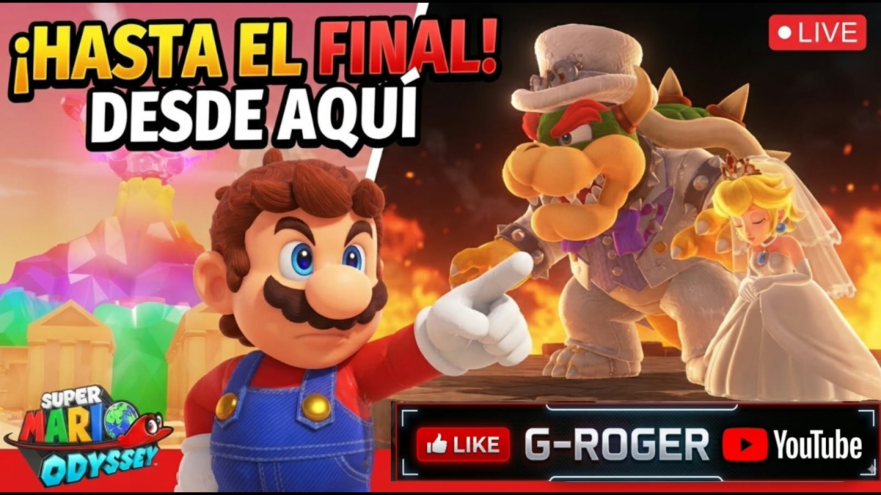 ¿LOGRARÉ PASÁRMELO HOY? 🌟 No me paro de la silla hasta los créditos | SUPER MARIO ODYSSEY (Parte Fi