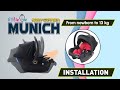 How To Install Munich New Born To 13Kgs Baby Carrier