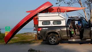 Getting that canoe on the truck the easy way !