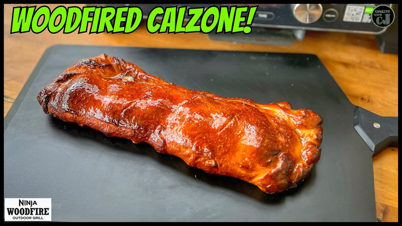 Ninja Woodfired Calzone! | Ninja Woodfire Grill Recipe!