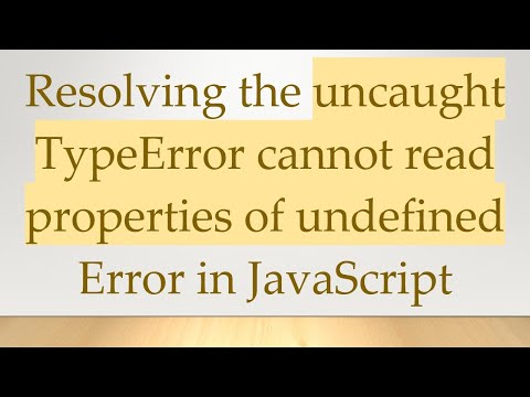 Resolving the uncaught