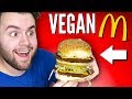 i made VEGAN mcdonald&#39;s... it&#39;s like a burger from a tree