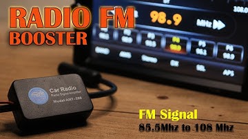 FM-radioantenneversterker voor autostereosysteem | Versterk uw FM-radiosignalen, zelfs buiten de ...