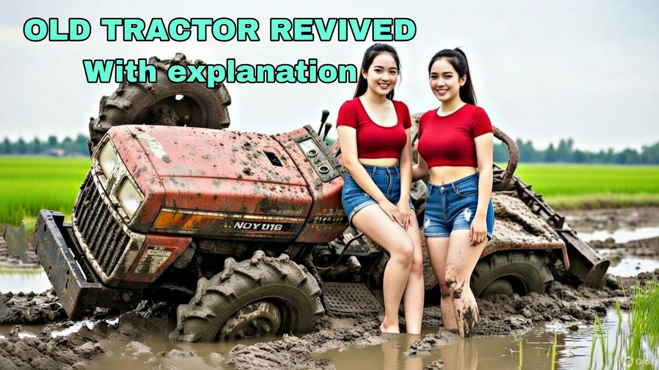 A Skilled Girl Repairs and Restores Old Agricultural Tractors | Full Restoration 