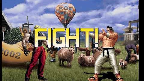 King of fighters 2002 Rugal VS Daimon and Benimaru
