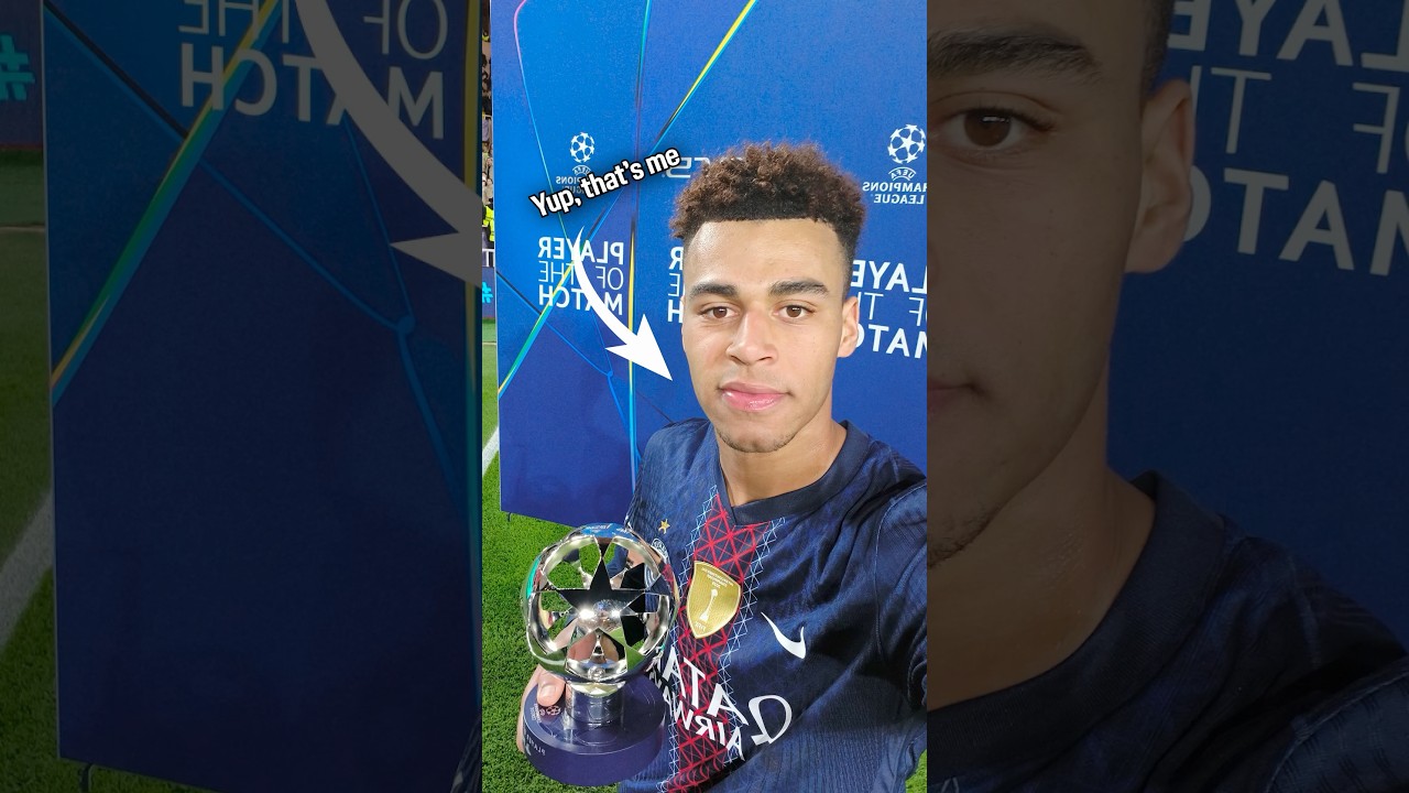 That’s what MVPs do ⭐️ #UCL #ChampionsLeague #PSG #Doué