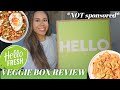 TRYING HELLO FRESH FOR A WEEK *vegetarian meals not sponsored* | taste test, pricing &  $100 off!