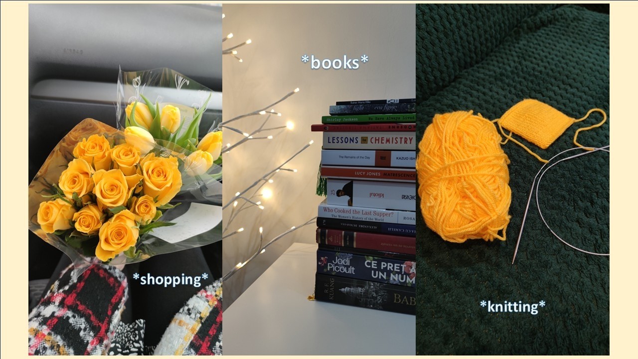 Simple and Slow Living in Romania | Books I Want to Read | Knitting | Groceries