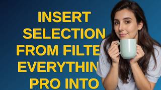 Wordpress: Insert selection from filter everything pro into gravity forms field