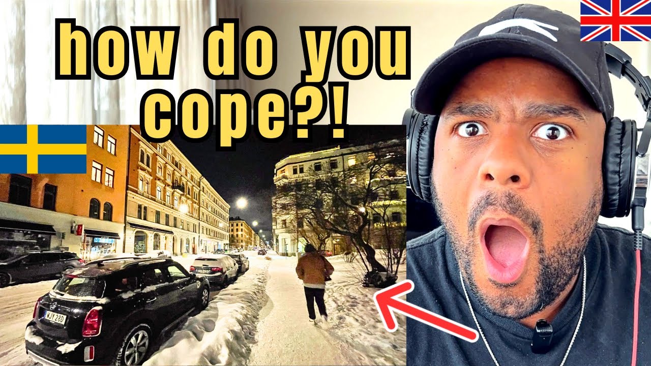 Реакция британца на мои 5 лучших советов по выживанию в шведской зиме