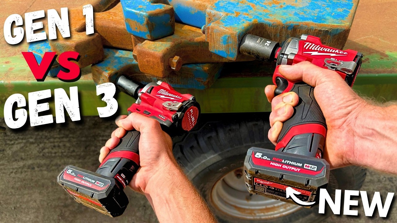 Milwaukee M12 GEN 3 vs M12 GEN 1 Impact Wrenches! Good or Bad? - YouTube