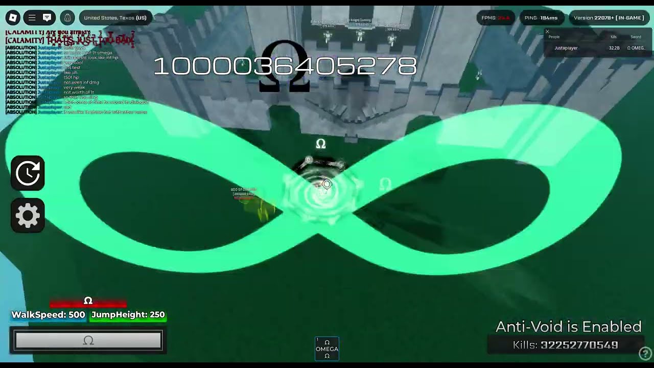 1T OMEGA Showcase KSFU (Killstreak sword fighting universe)