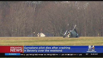 Man dies following gyroplane crash at Beverly Regional Airport