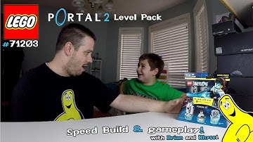 Lego Dimensions: #71203 Portal 2 LEVEL Pack Unboxing/SpeedBuild/Gameplay - HTG
