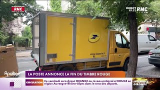 La Poste annonce la fin du timbre rouge