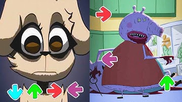 BELLA React to Peppa Pig.EXE All Characters part 1 | FNF MEME Playground test