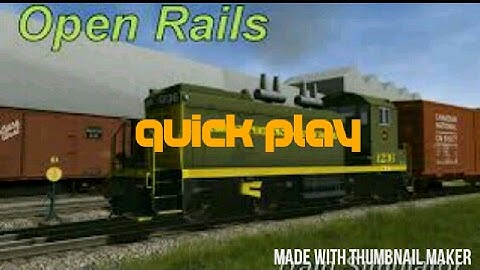 my frist quick play:open rails